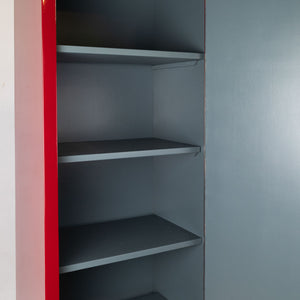 1930er Bauhaus Schrank, Rot Lackiert - Zeitlos Berlin By Drozd