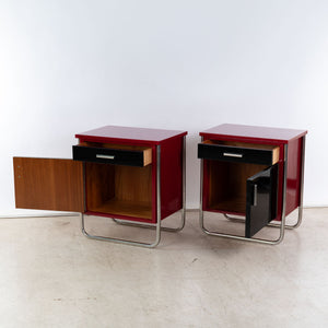 1930er Bauhaus Nachtschränke, 2er Paar - Zeitlos Berlin By Drozd