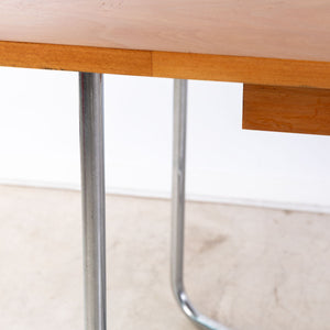 1930er Bauhaus Tisch mit Schublade von Rudolf Vichr - Zeitlos Berlin By Drozd