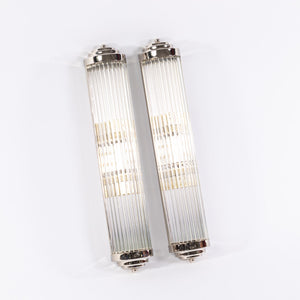 Art Deco Stil Glas Wandlampe - Zeitlos Berlin By Drozd
