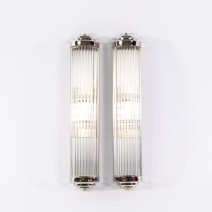 Art Deco Stil Glas Wandlampe - Zeitlos Berlin By Drozd