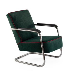 1930 Freischwinger Sessel Grün - Zeitlos Berlin By Drozd