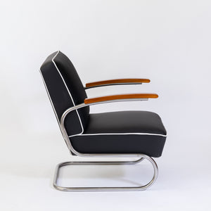 1930er Bauhaus Freischwinger Sessel, Zweier Paar - Zeitlos Berlin By Drozd